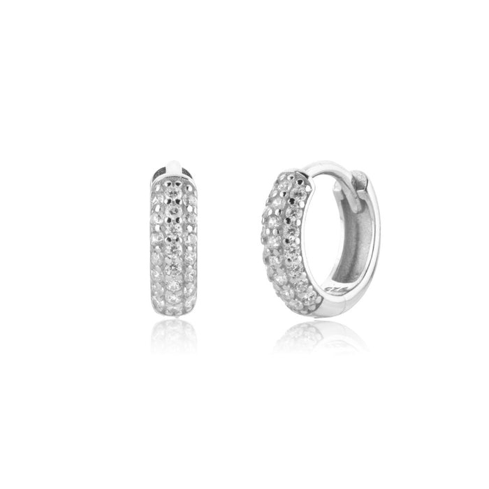 Orecchini New Meiga Bianco Argento - 6/8/10mm
