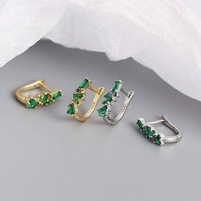 Orecchini Hanwi Verde Argento
