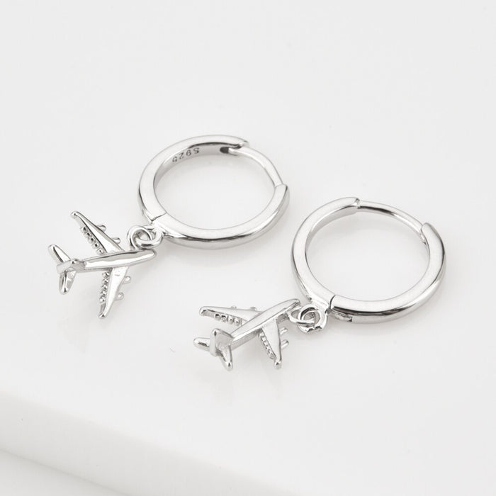 Silver Travel Hoops