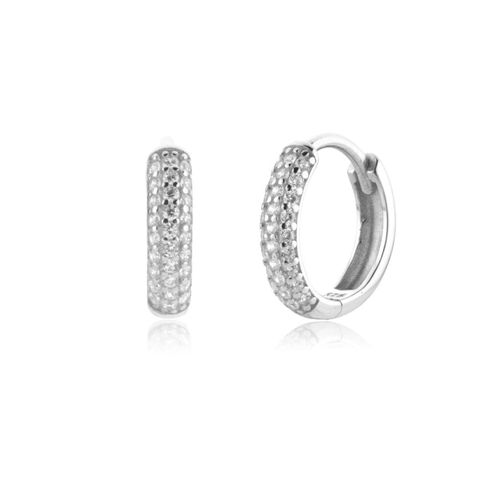 Orecchini New Meiga Bianco Argento - 6/8/10mm