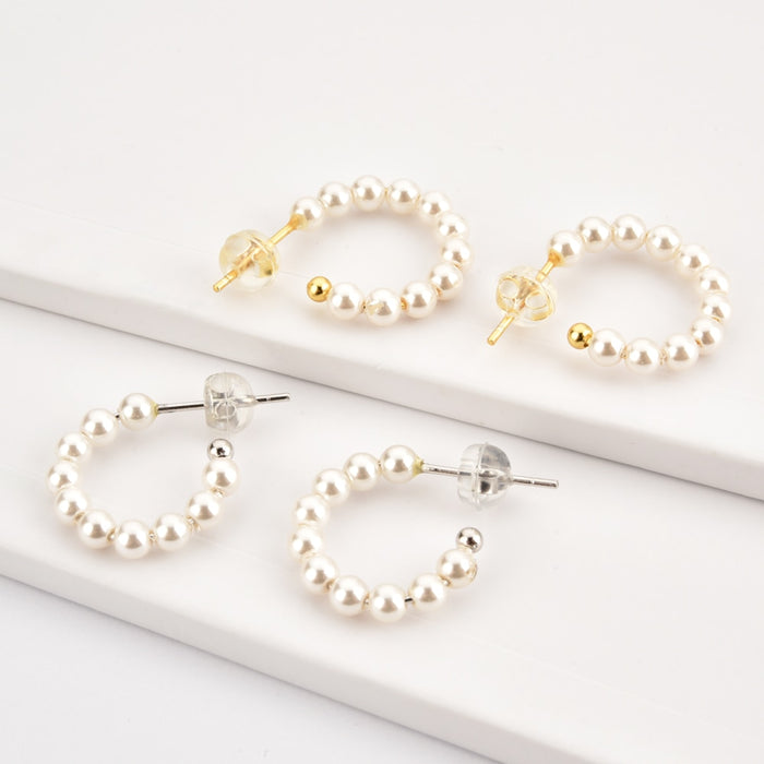 Orecchini multiperla in argento