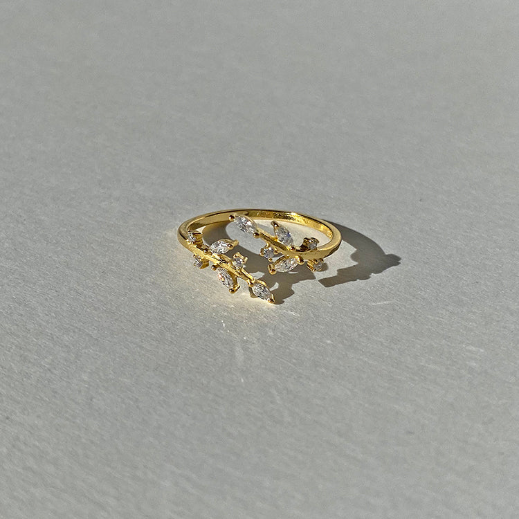 Anello Leaves Oro