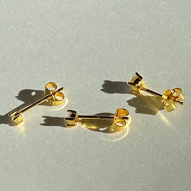Orecchino brillante color oro