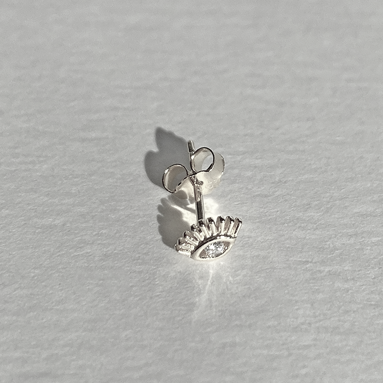 Orecchini ciglia in argento