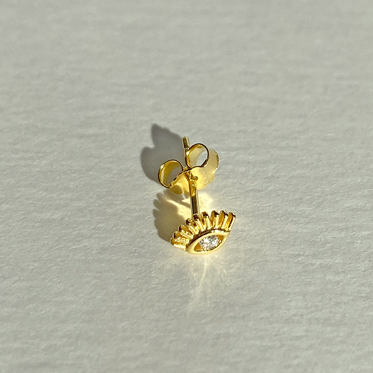 Orecchini Ciglia Oro