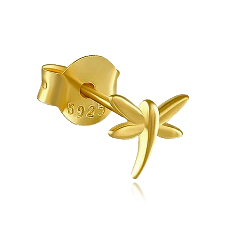 Orecchino Mini Libellula Oro