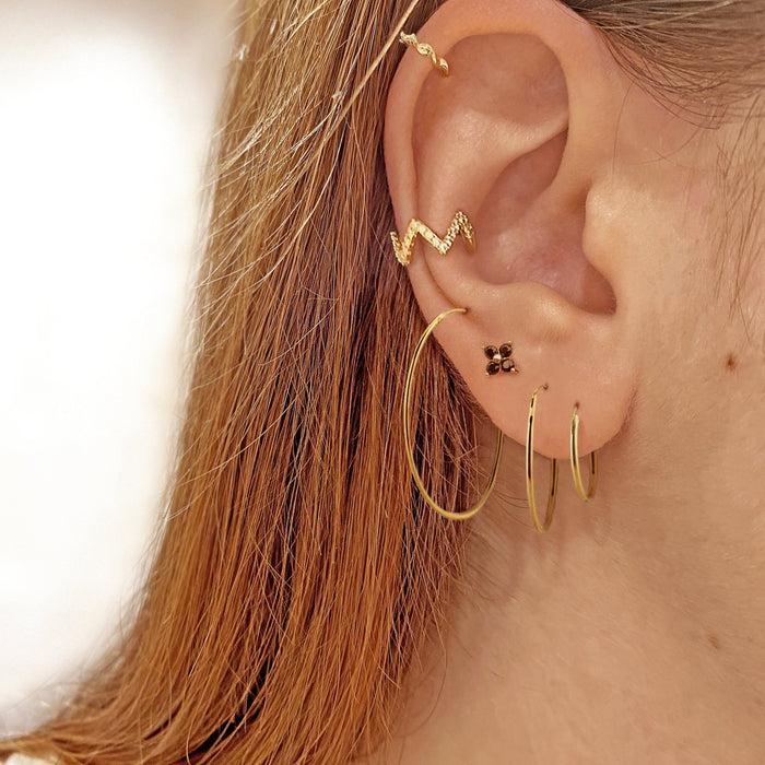 Basic Gold Hoops 