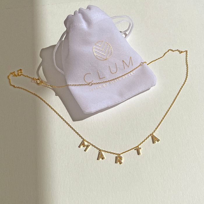 Collana Shiny Personalizzata Oro