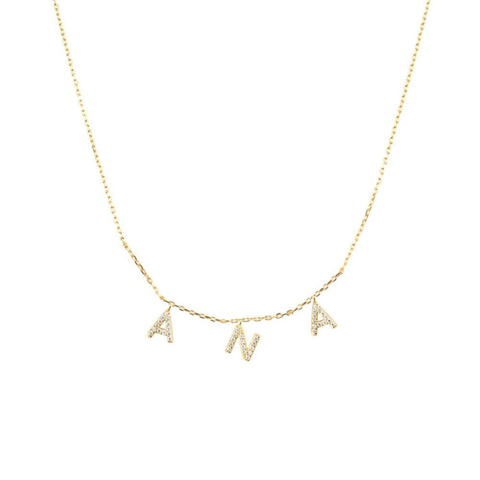 Collana Shiny Personalizzata Oro