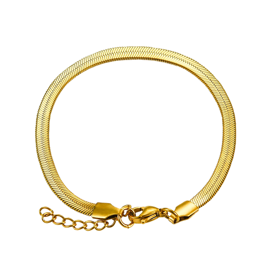 Tobillera cadena de serpiente