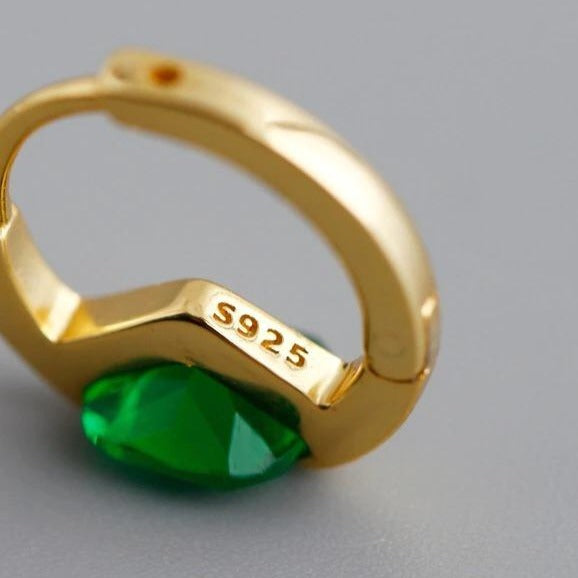 Orecchini Meg Green Oro