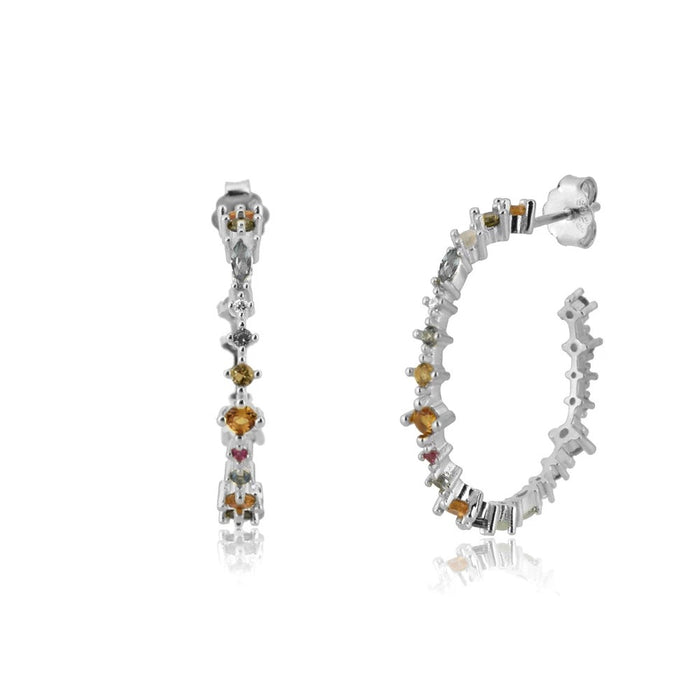 Silver Minerva Earrings 