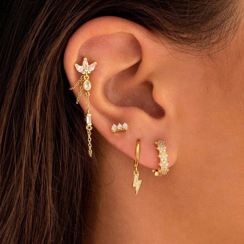 Orecchini Jasmine Argento