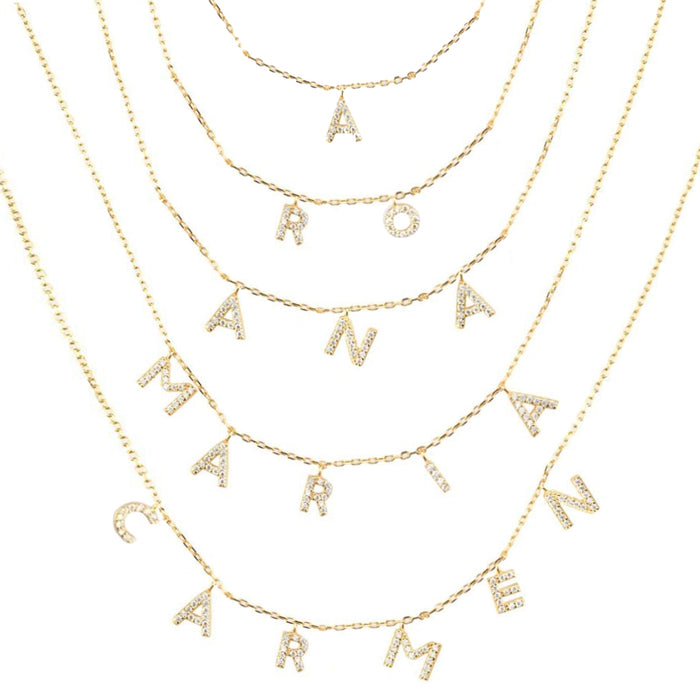 Collana Shiny Personalizzata Oro