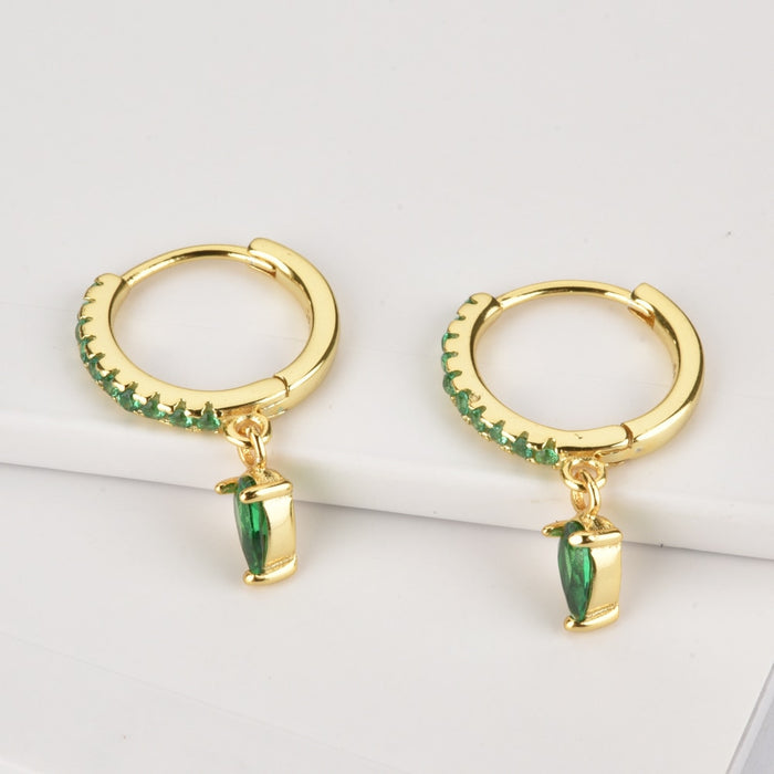 Orecchini Green Drop Oro