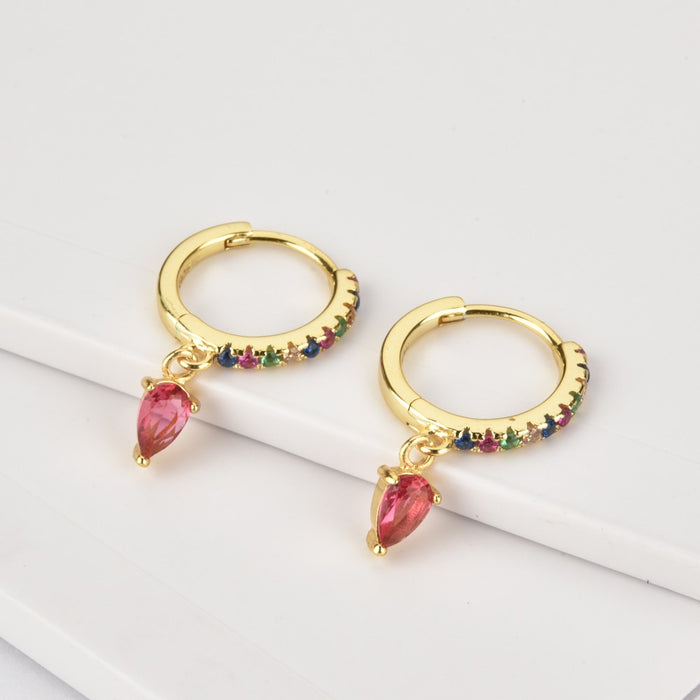 Orecchini Colorful Pink Oro