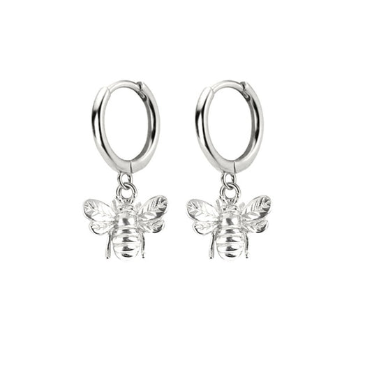 Aros Abeja Plata
