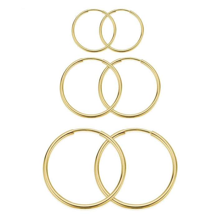 Basic Gold Hoops 