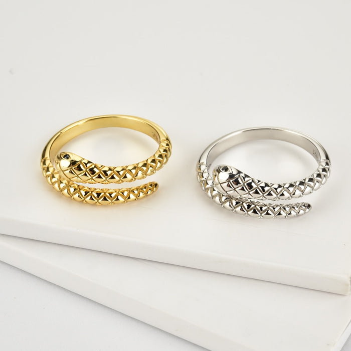 Anello Serpente Argento