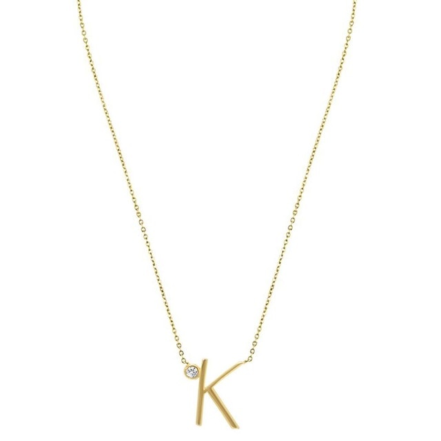 Minimal Initial Necklace 