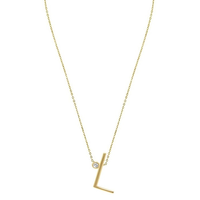 Minimal Initial Necklace 