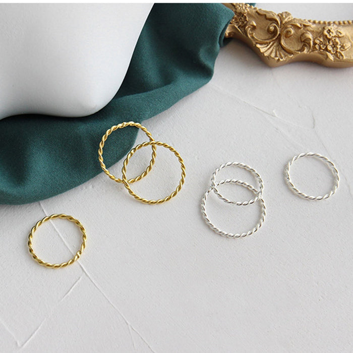 Anello Curly Argento