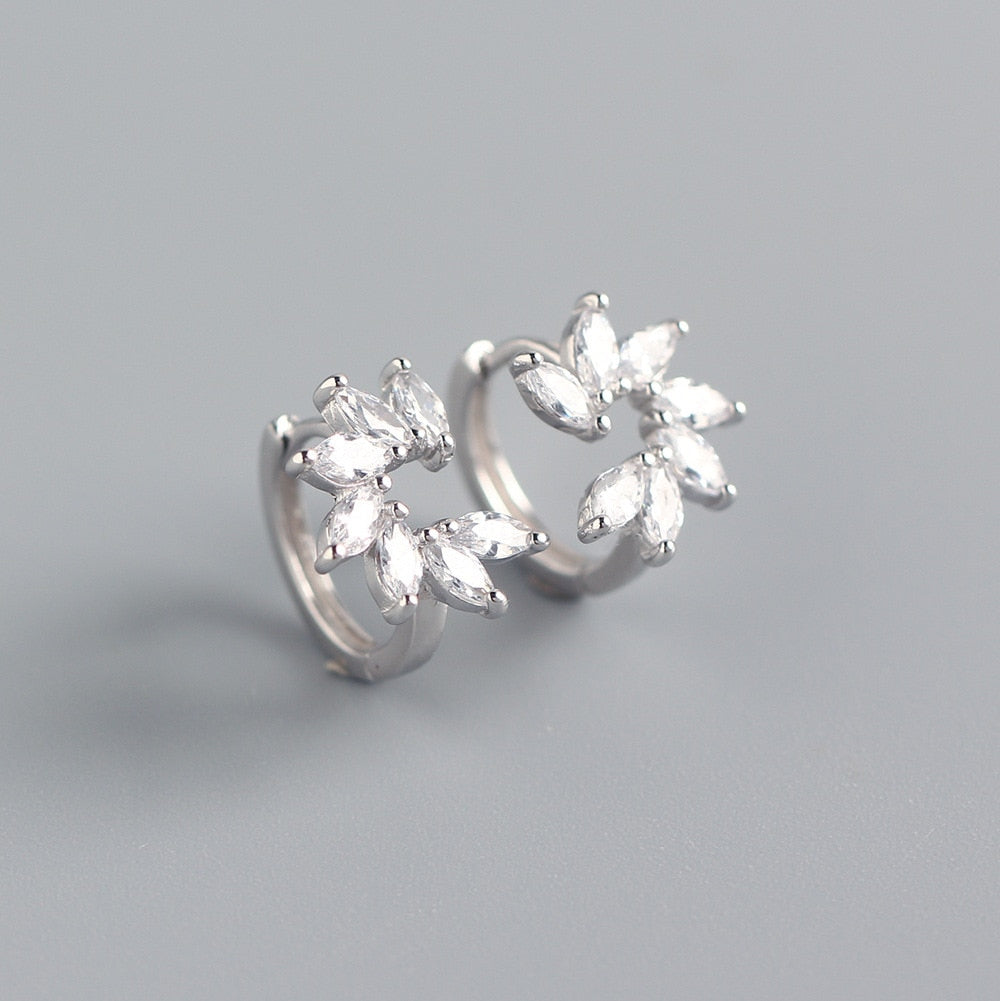 Aros Camelia Plata