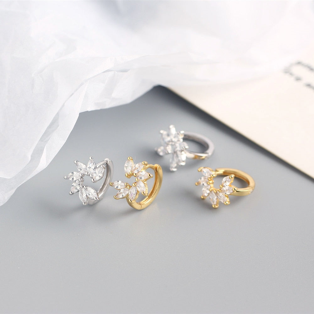 Aros Camelia Plata