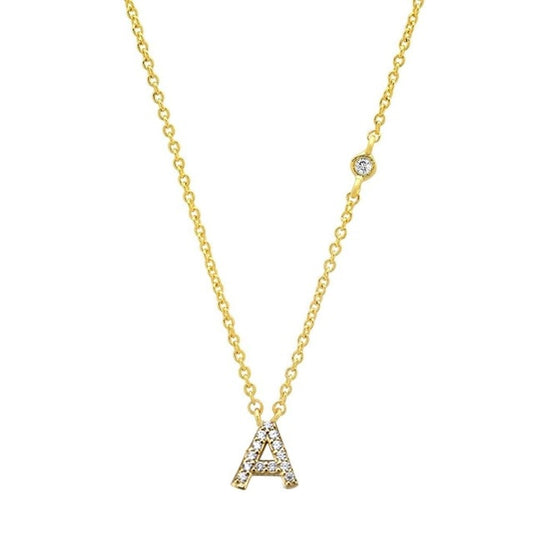 Collar Shiny Inicial Oro