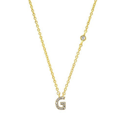 Collar Shiny Inicial Oro