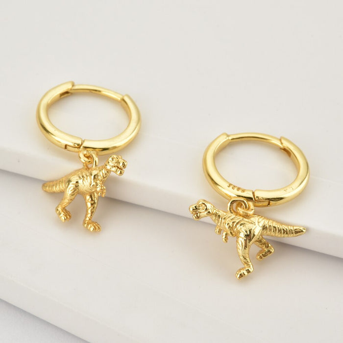 Orecchini T-Rex Oro