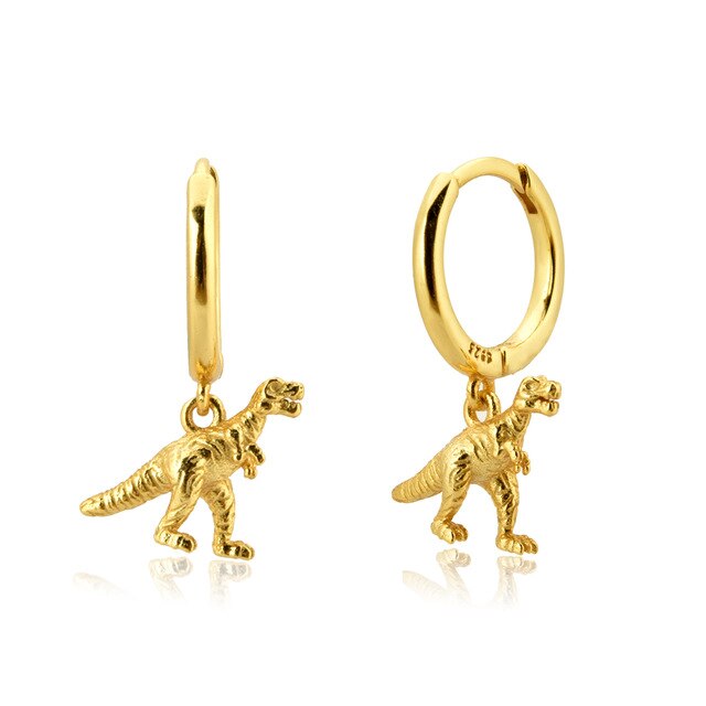 Orecchini T-Rex Oro