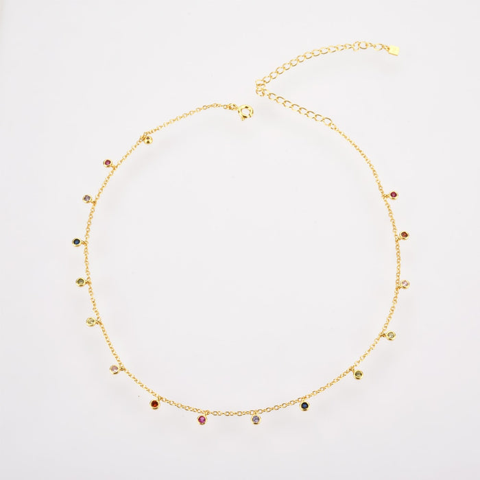Rainbow Gold Necklace 