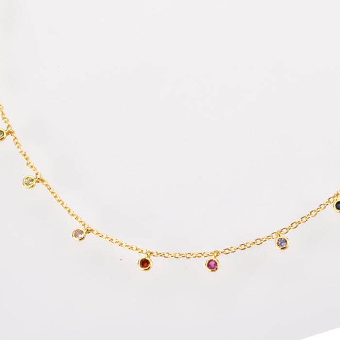 Rainbow Gold Necklace 