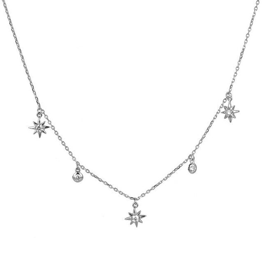 Collana Stella Argento