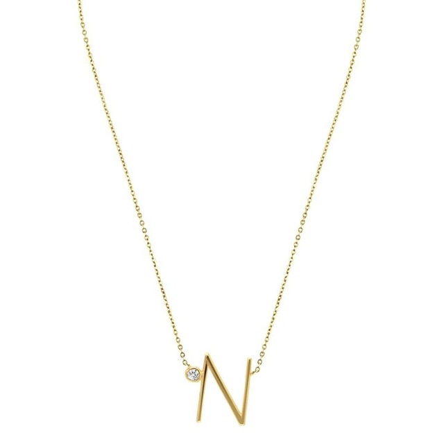 Minimal Initial Necklace 