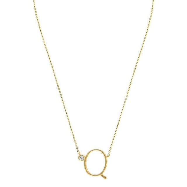 Minimal Initial Necklace 