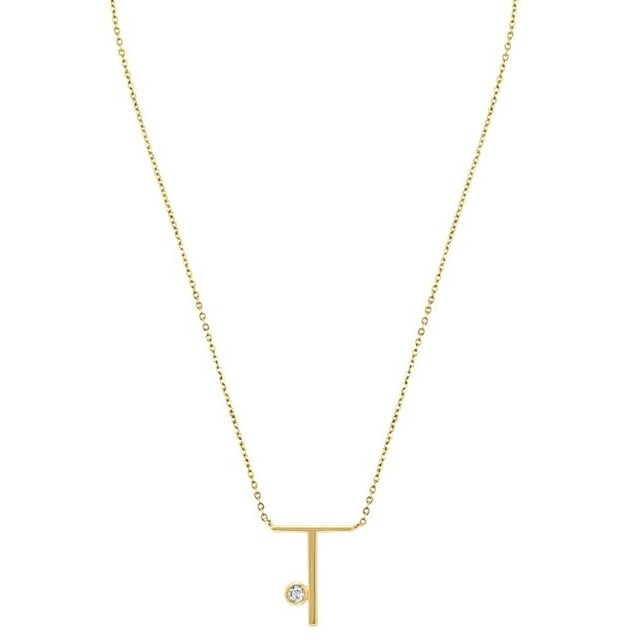 Minimal Initial Necklace 