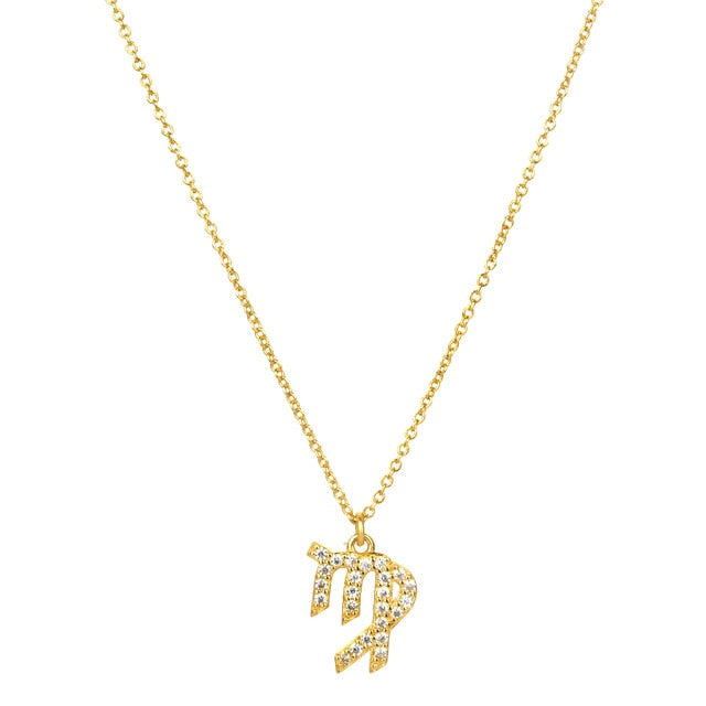 Gold Zodiac Necklace 