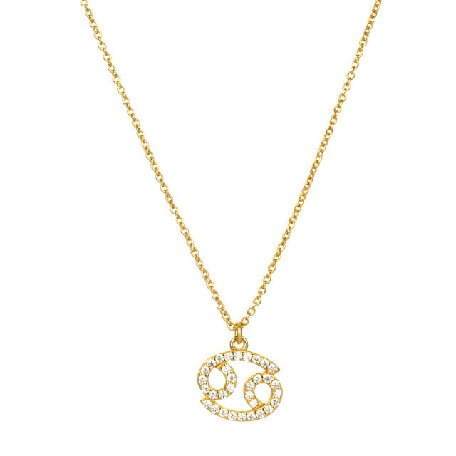 Gold Zodiac Necklace 