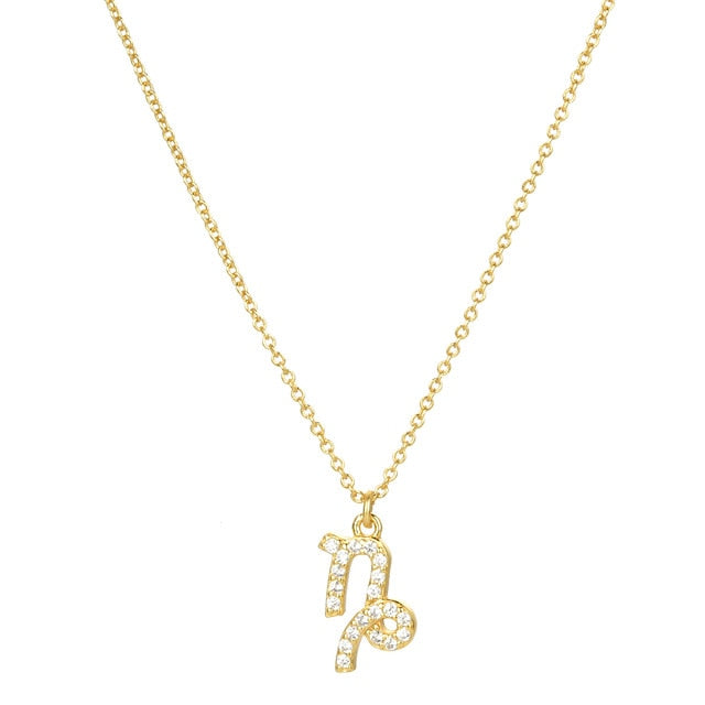 Gold Zodiac Necklace 