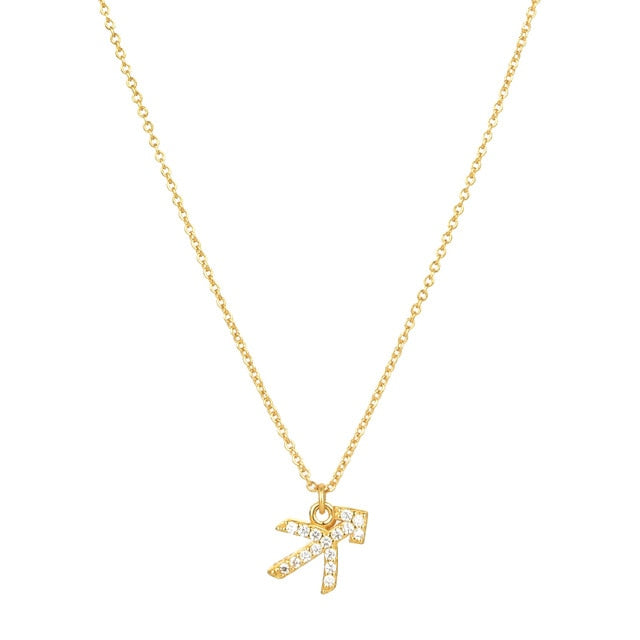 Gold Zodiac Necklace 