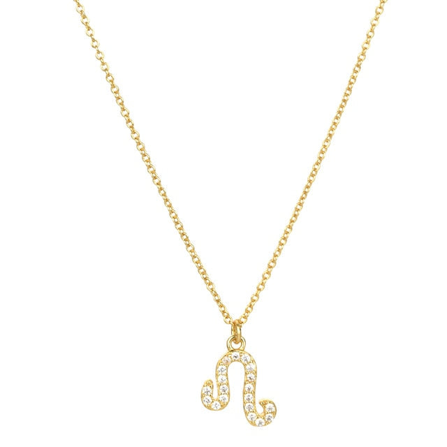 Gold Zodiac Necklace 