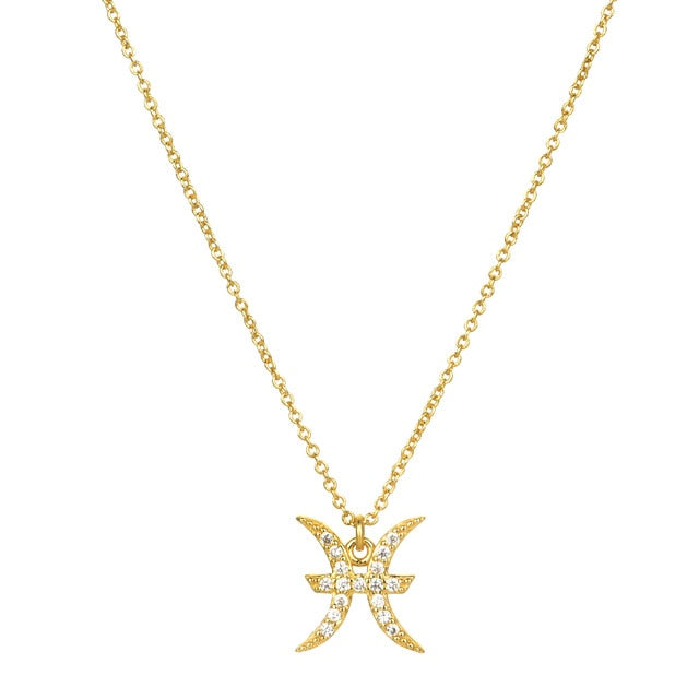 Gold Zodiac Necklace 