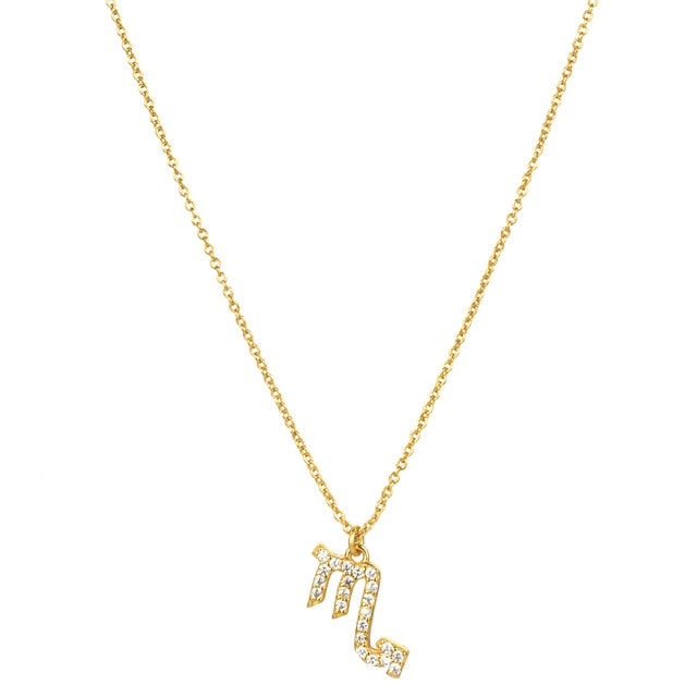 Gold Zodiac Necklace 