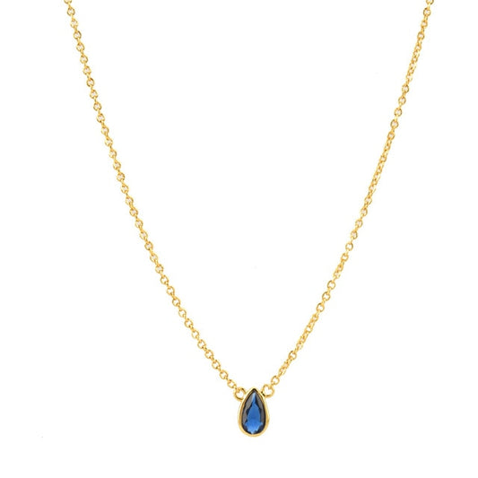 Collana Goccia Blu