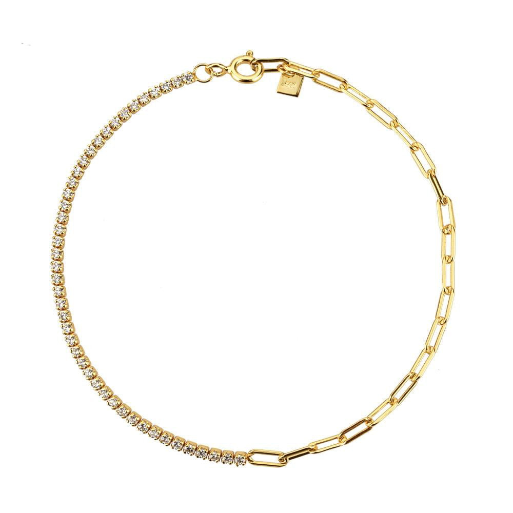 White Luxury Gold Bracelet 
