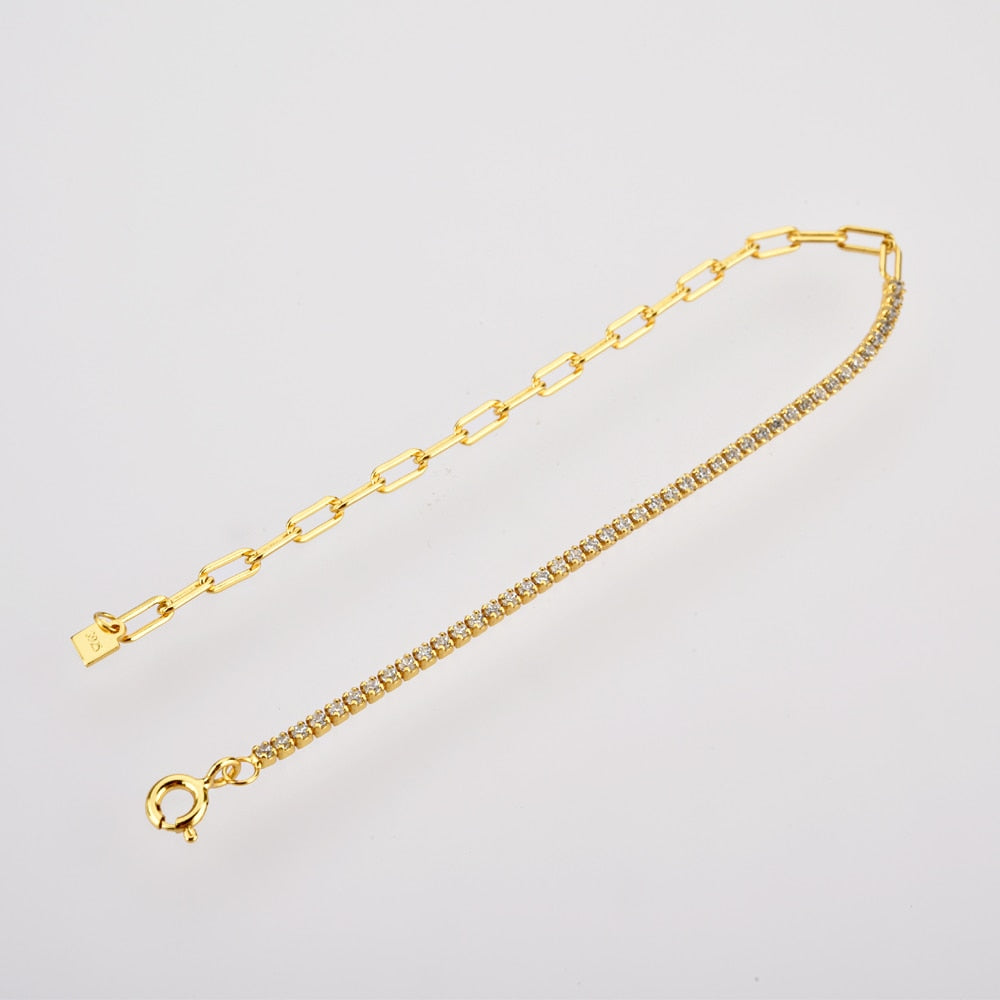 White Luxury Gold Bracelet 
