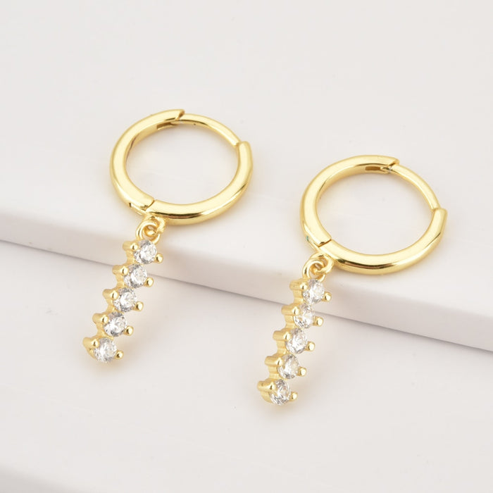 Orecchini Litza White Oro