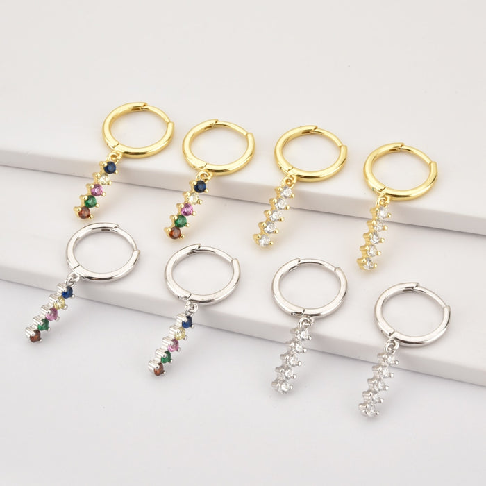 Orecchini Litza White Argento